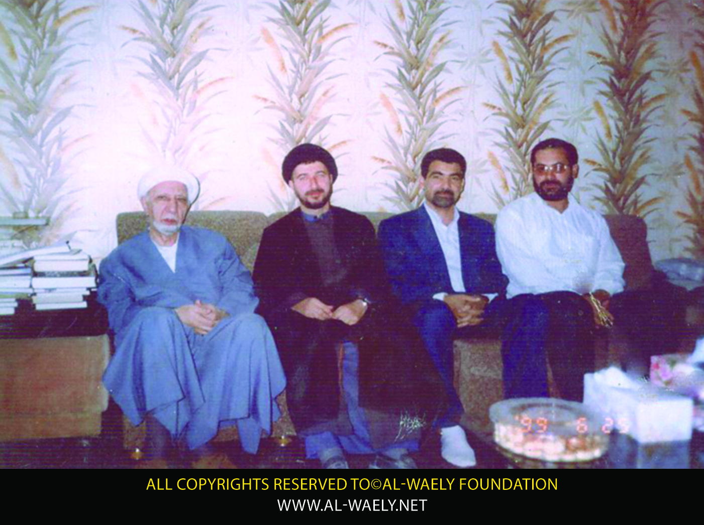 الشيخ احمد الوائلي قدس سره - دمشق عام 1999 ميلادية